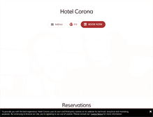 Tablet Screenshot of hotelcoronacortina.it